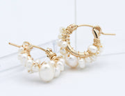 Fresh Water Pearl Huggies