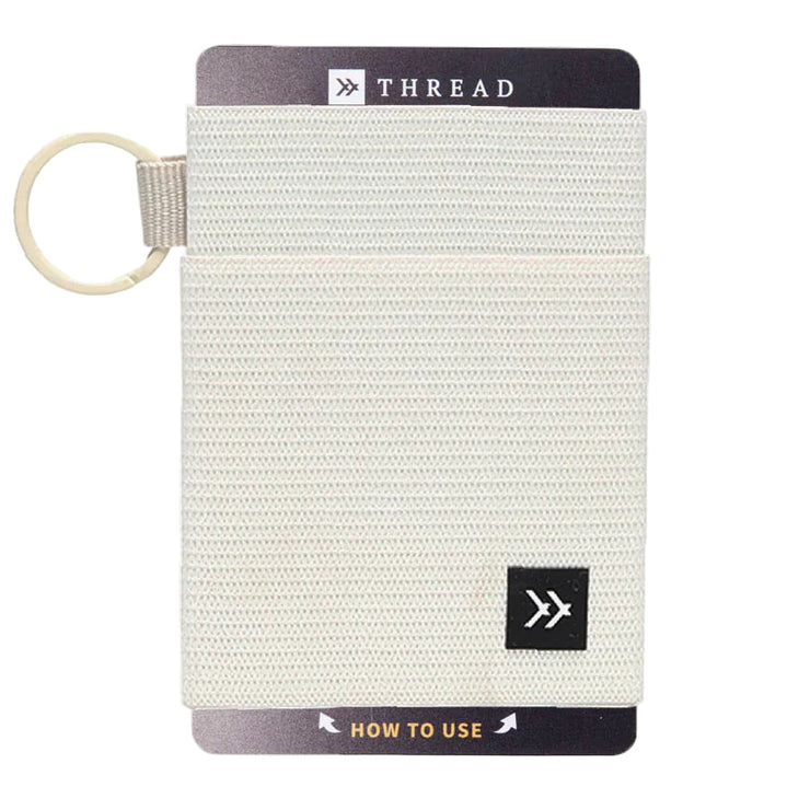 Elastic Wallet - Off White