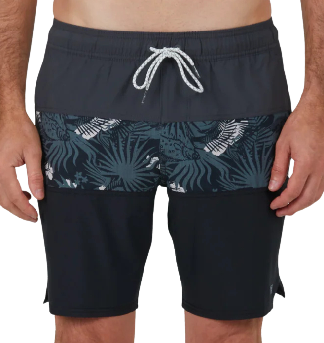 Beacon's 2 Elastic Boardshorts- Charcoal
