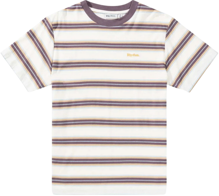 Everyday Stripe Ss T-Shirt - Latte