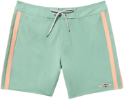 Kirra Pro Performance 18" Boardshorts - MIST GREEN