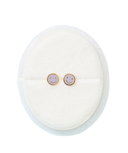 Lavender Smiley Stud Earrings
