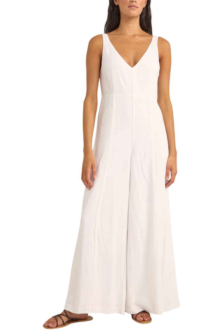 KiKi Wide Leg Jumpsuit - White