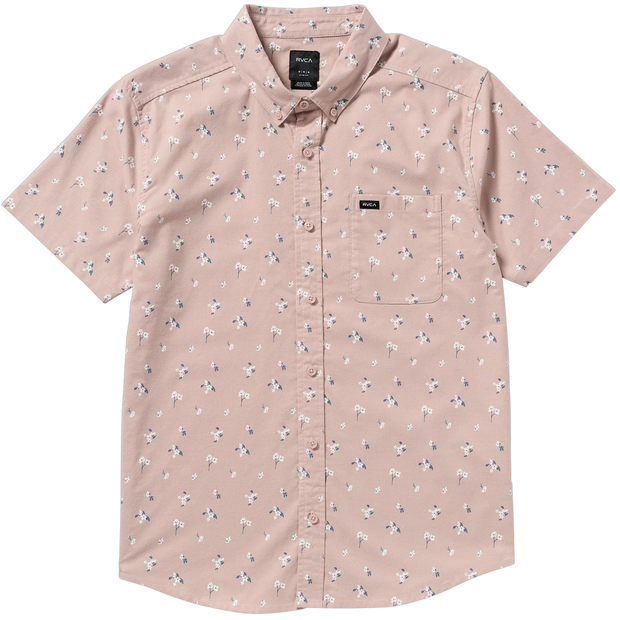 That'll Do Print Short Sleeve - Pale Mauve Floral