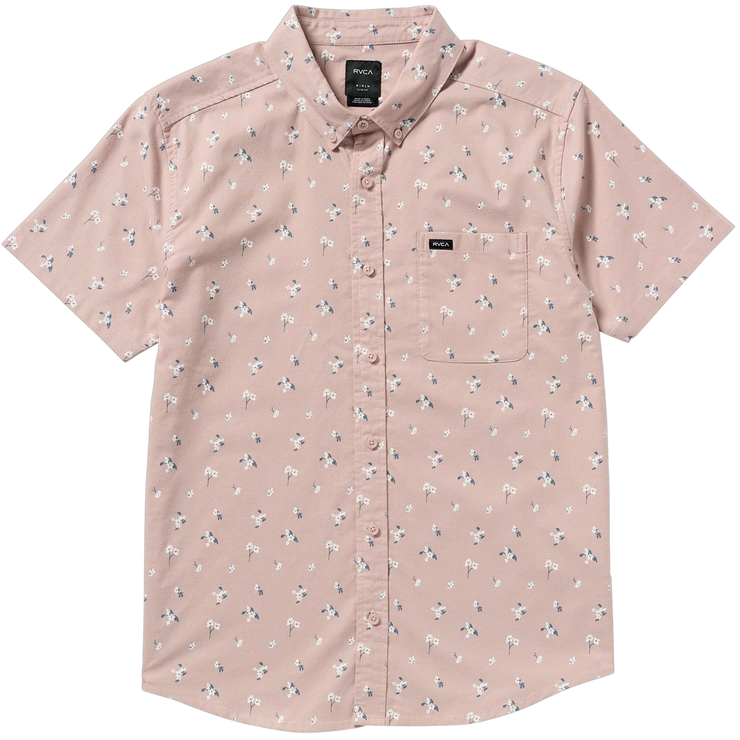 That'll Do Print Short Sleeve - Pale Mauve Floral