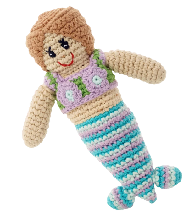 Turquoise Mermaid Rattle