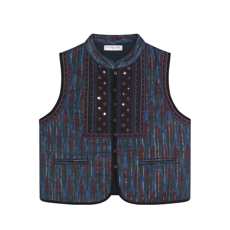 Tomasso Vest - Firework Ocean