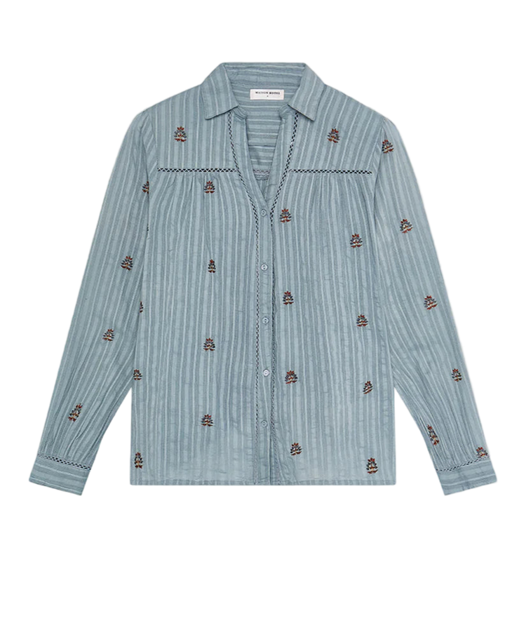 Amrit Blouse - Dusty Blue