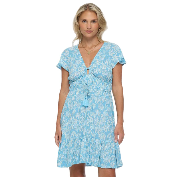 Manoa Breeze Mini Dress - Canopy Aqua