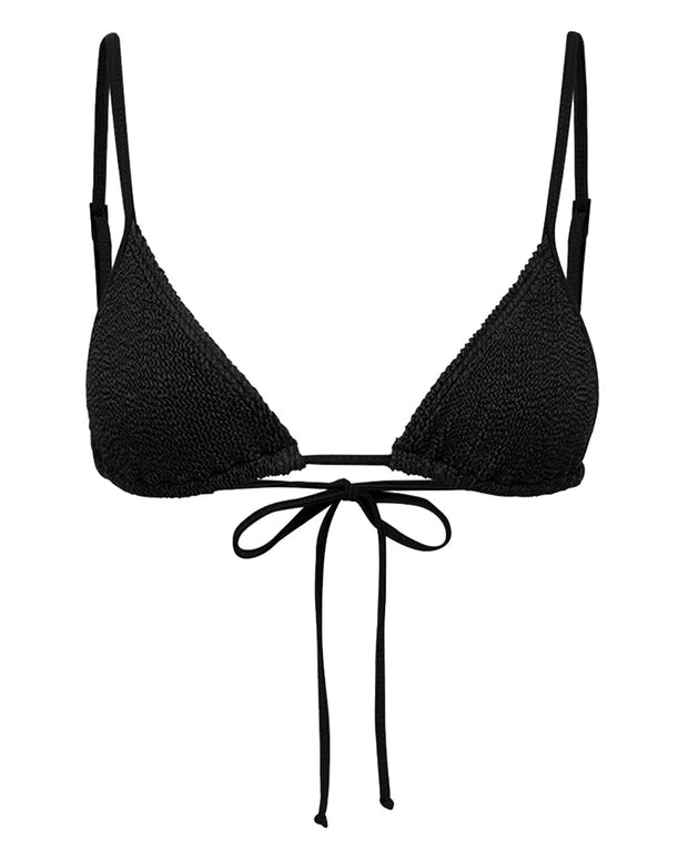 Luana Triangle Top - Black Eco