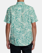 Exotica Short Sleeve Woven Shirt - Granite Green