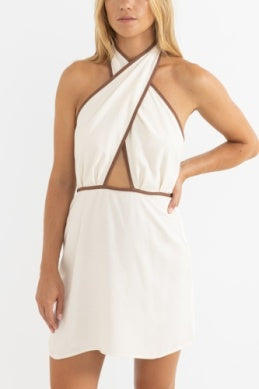 Tori Mini Dress - Cream