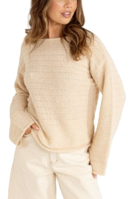 Baklava Knit Cardigan - Beige