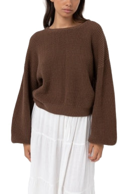 Classic Knit Jumper - Chocolate