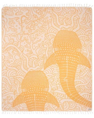 Whale Shark - Sunflower XL Towel