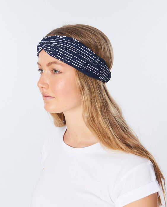 Surf Shack Headband - Navy