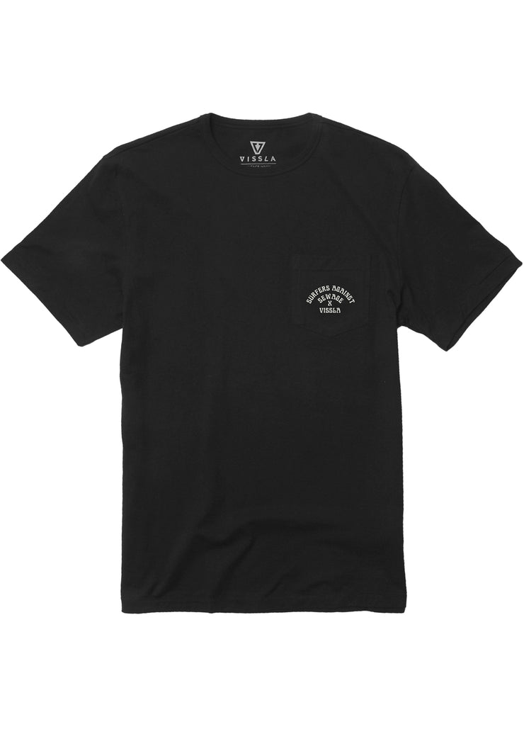 Surfers Against Sewage Tee - Black