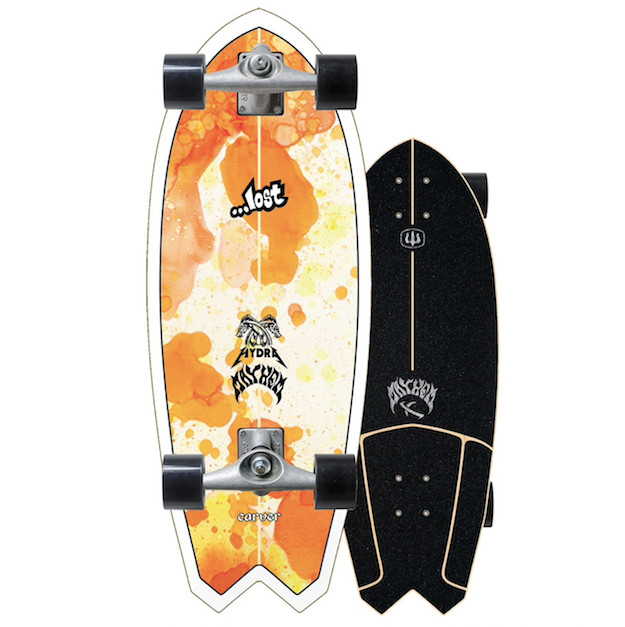 29" ...Lost Carver Hydra Surfskate - CX Raw Complete