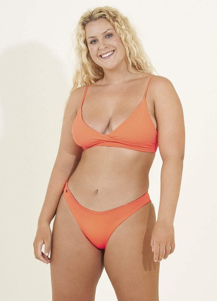 Orange Poppy Sublimity Classic Bikini Bottom