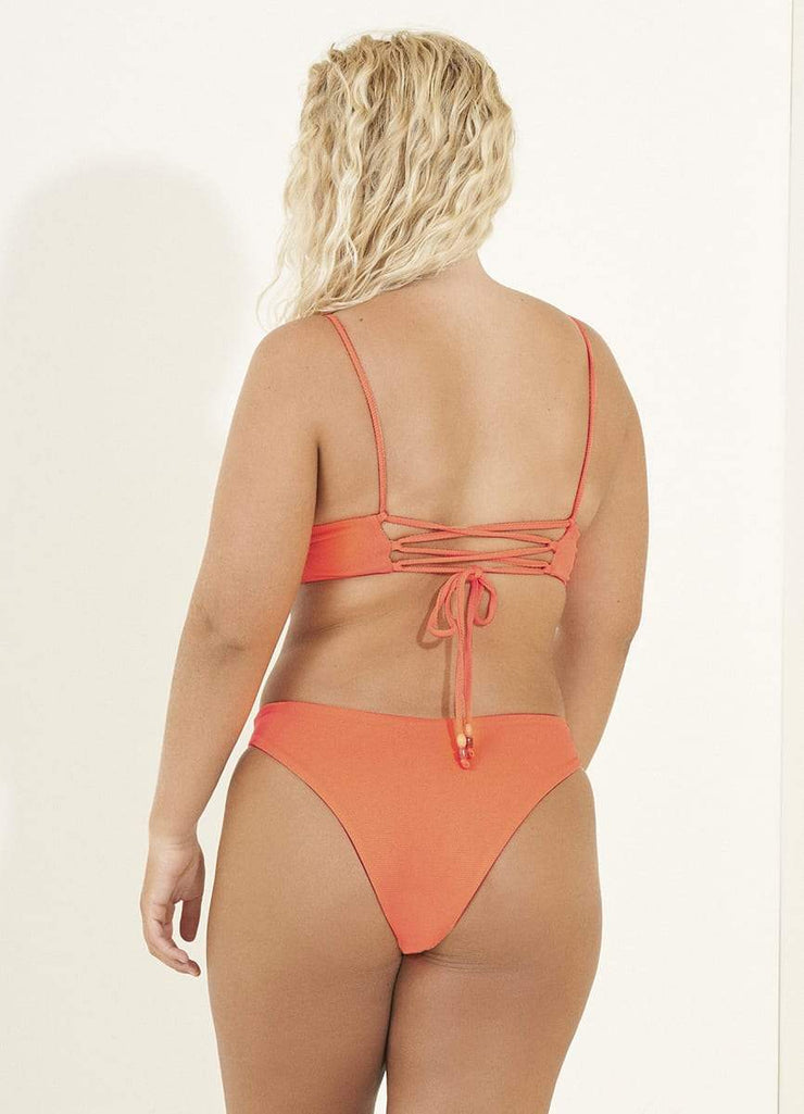 Orange Poppy Sublimity Classic Bikini Bottom