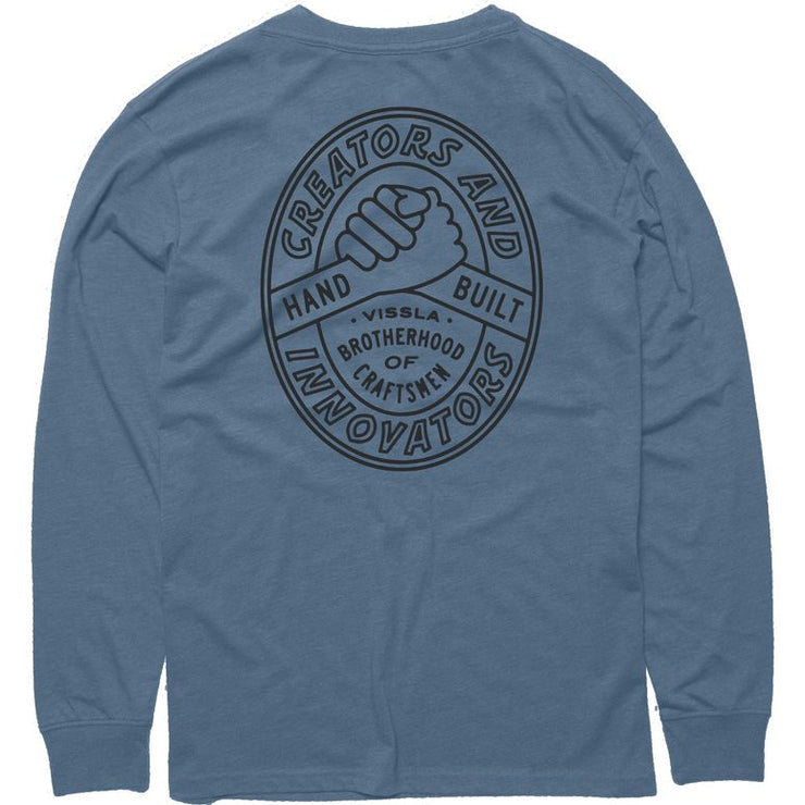 Creators Brotherhood Organic LS Pocket Tee - Slate