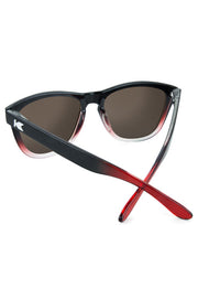 Glossy Black and Red Ice - Red Sunset - Polarized
