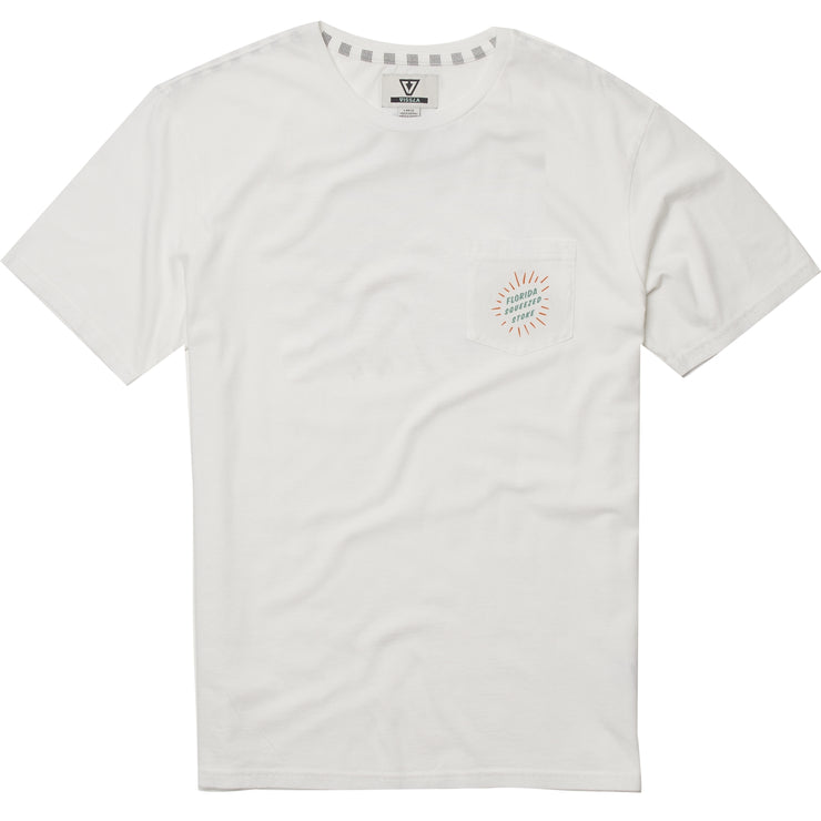 Freshly Squeezed Pigment Dyed Tee - Vintage White