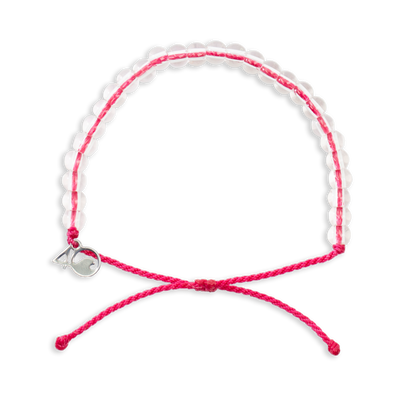 Flamingo Beaded Bracelet - Pink
