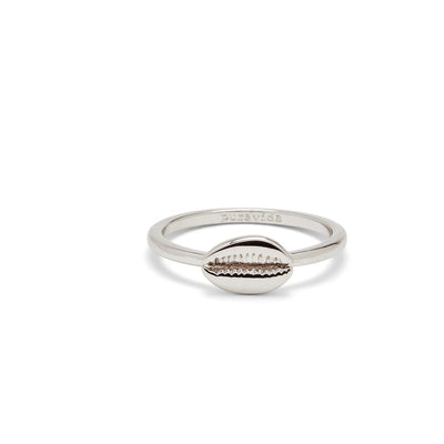 Cowrie Ring - Silver
