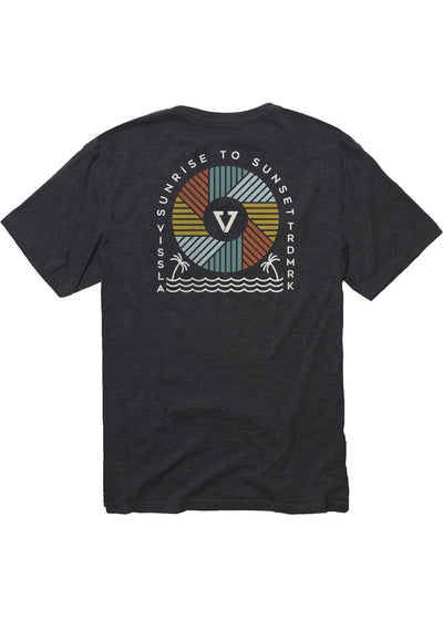Sun Cycle Tee - Black Heather
