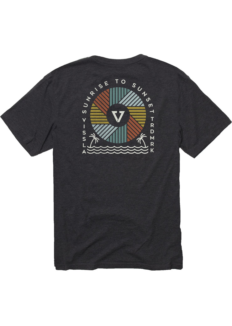 Sun Cycle Tee - Black Heather