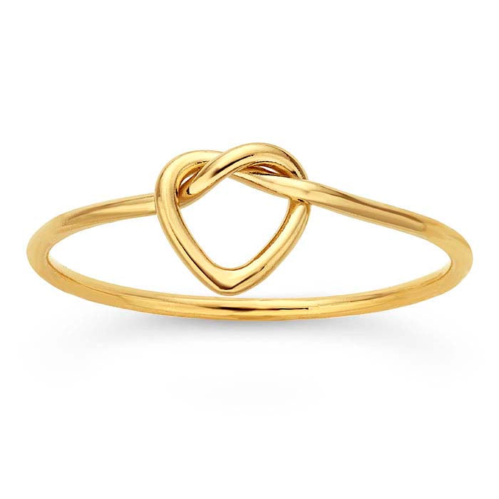Gypsy Life Heart Love Knot - Gold Filled