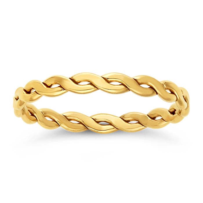 Gypsy Life Woven Ring - Gold Filled