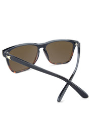 Glossy Black and Tortoise Shell Fade - Amber - Fast Lanes - Polarized