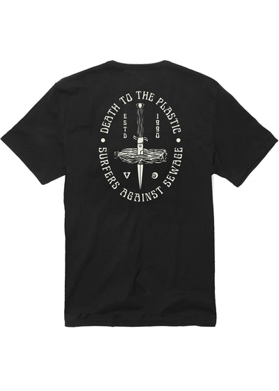 Surfers Against Sewage Tee - Black