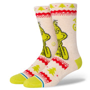 The Grinch Sweater Crew Socks - Canvas