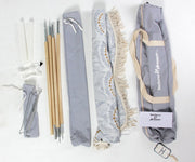Slate Block Print Beach Tent