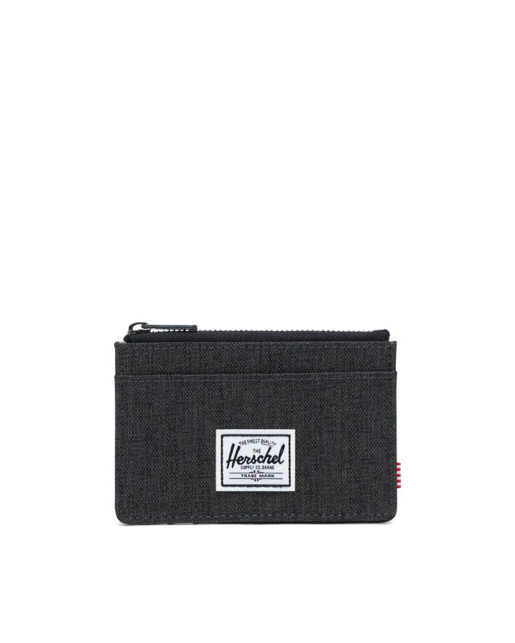 Oscar Wallet - Black Crosshatch