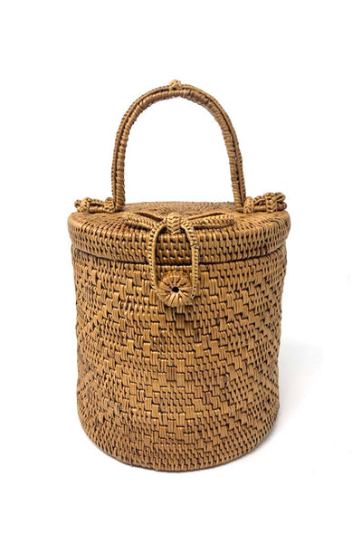 Bucket Rattan Bag - Natural