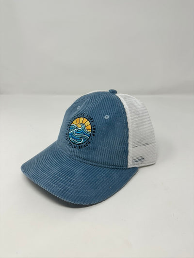 Gypsy Life Surf Shop Hat - OG Logo - Cadet Wide Whale Corduroy
