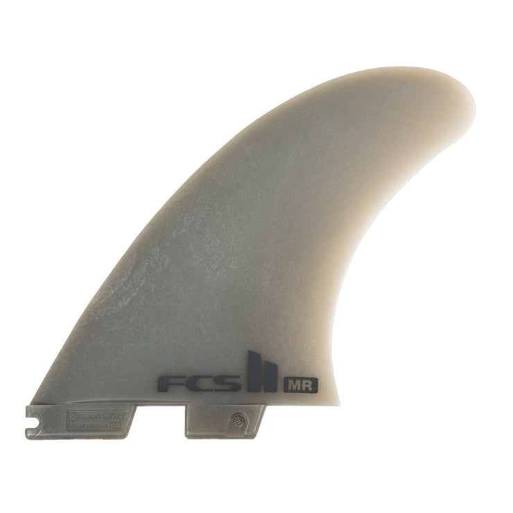 FCS II Mark Richards Twin + Stabiliser Neo Glass Fins - XLarge - Smoke