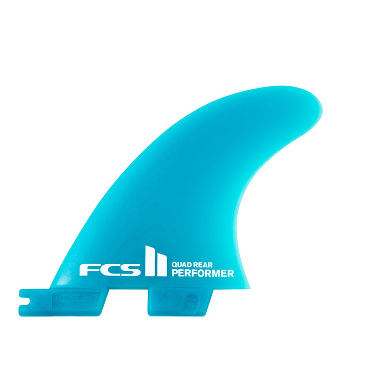 FCS II Performer Neo Glass Tri-Quad Fins - Teal