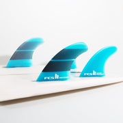 FCS II Performer Neo Glass Tri-Quad Fins - Teal