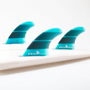 FCS II Performer Neo Glass Tri-Quad Fins - Teal