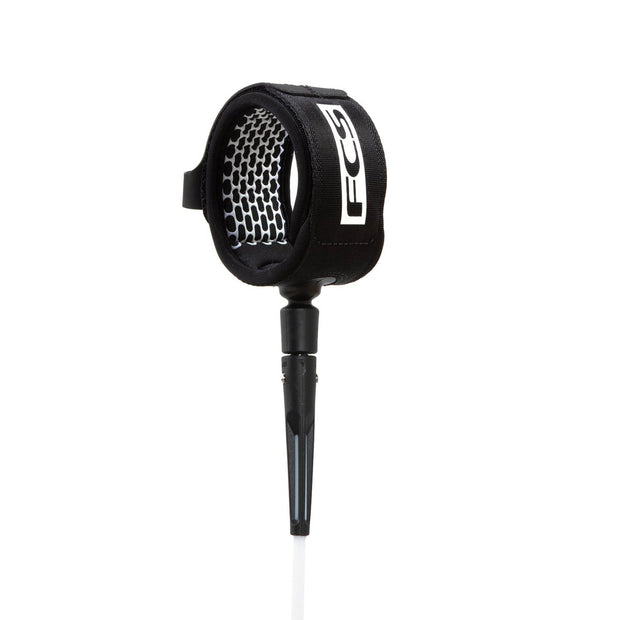 FCS 5' Comp Essential Leash - White/Black
