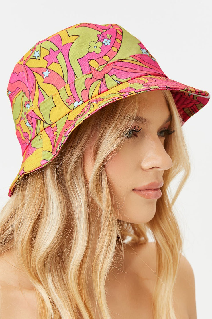 Jax Terry Bucket Hat - Peace Terry