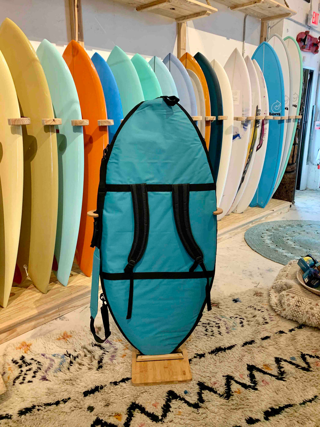Standard Skim Board Travel Bag Teal Gypsy Life Surf Shop