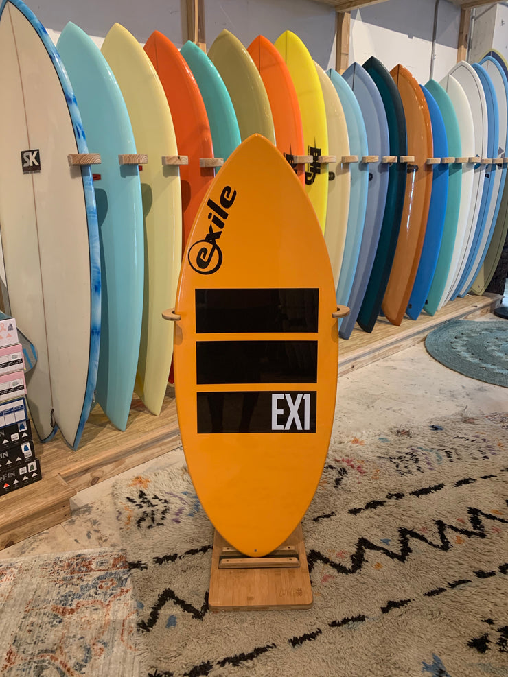 Exile Skimboard - Medium EX1 - Orange with Black Blocks