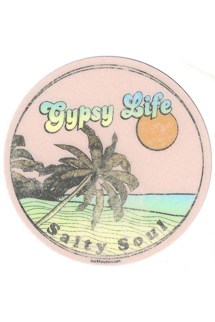 Gypsy Life Surf Shop Sticker - Ferngully Beach/Palms