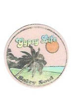 MINI Gypsy Life Surf Shop Sticker - Ferngully Beach/Palms